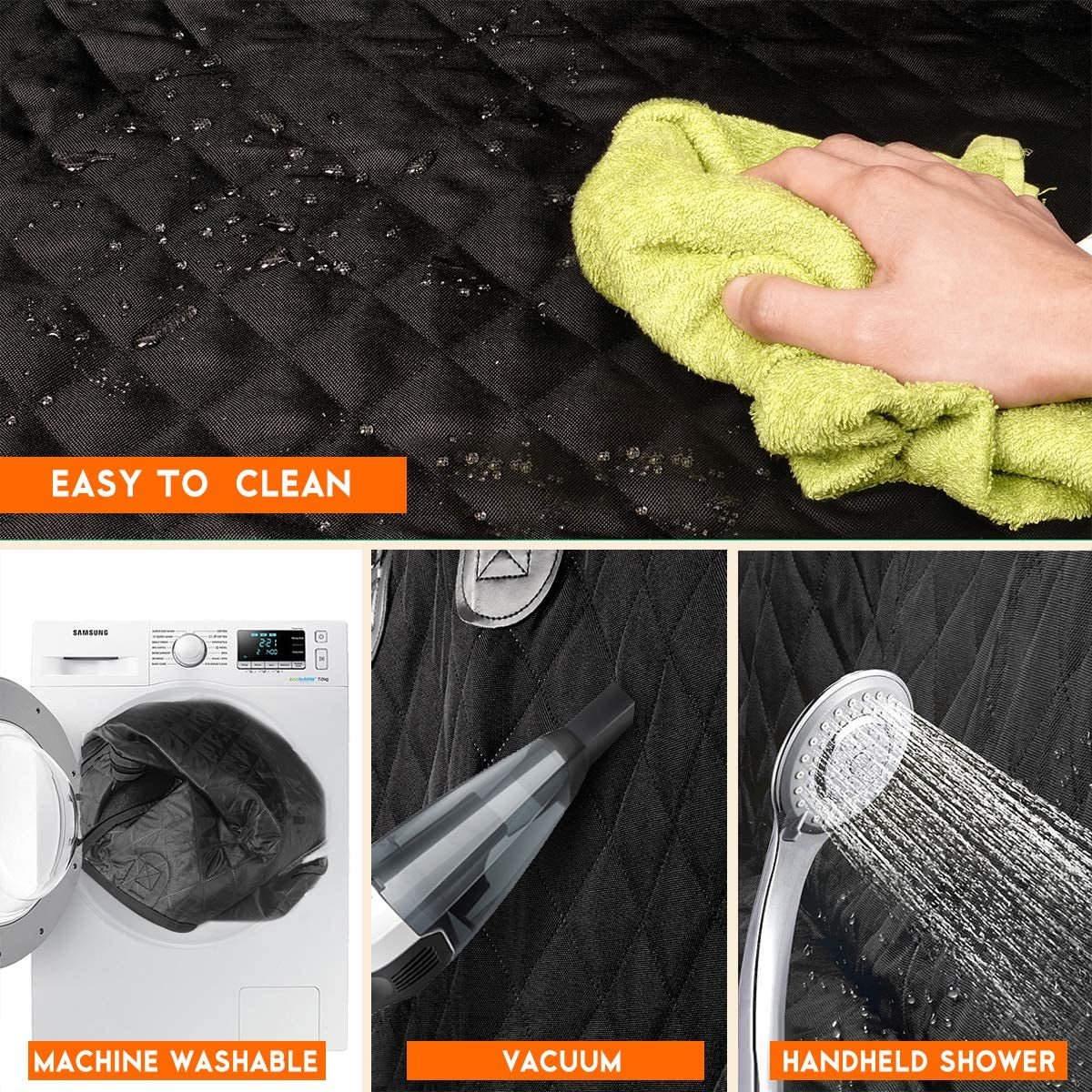 Waterproof Dog Car Seat Cover - Non-Slip Back Seat - Pet Travel - TailWag Supply Co.