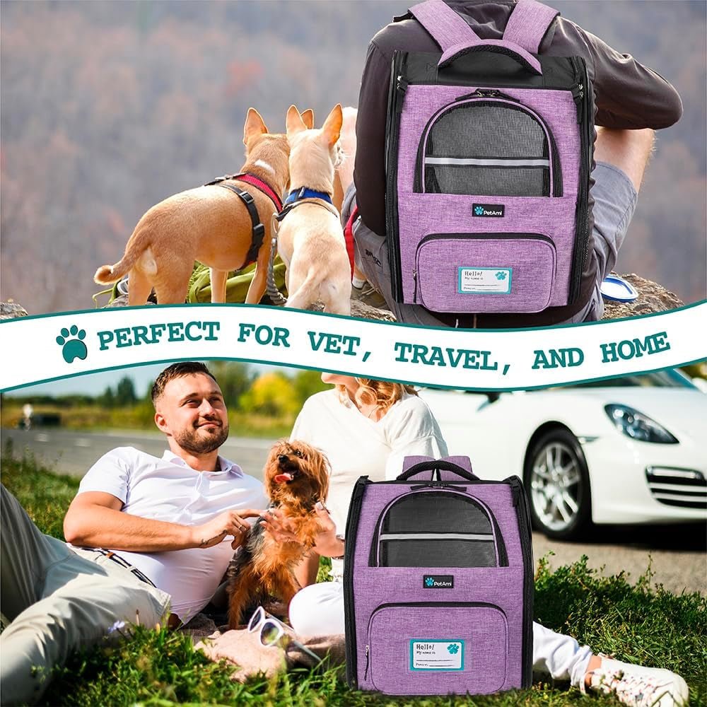 Dog & Cat Backpack Carrier - Airline Approved - Pet Travel - TailWag Supply Co.