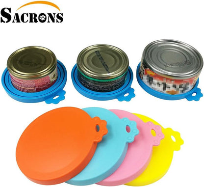 Can Covers Universal Silicone Can Lids for Pet Food Cans Fits Most Standard Size Dog and Cat Can Tops BPA Free