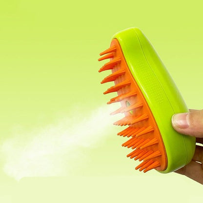 Cat Dog Steamy Brush Steam Brush Electric Sprayer for Massage Pet Grooming Tool