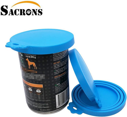Can Covers Universal Silicone Can Lids for Pet Food Cans Fits Most Standard Size Dog and Cat Can Tops BPA Free